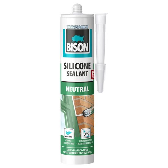 Silicon Neutral BISON, 280ml, transparent – Bison STN