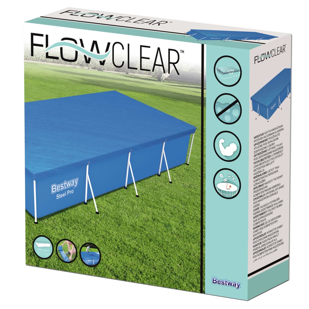 Bestway Prelată de piscină Flowclear, 400 x 211 cm